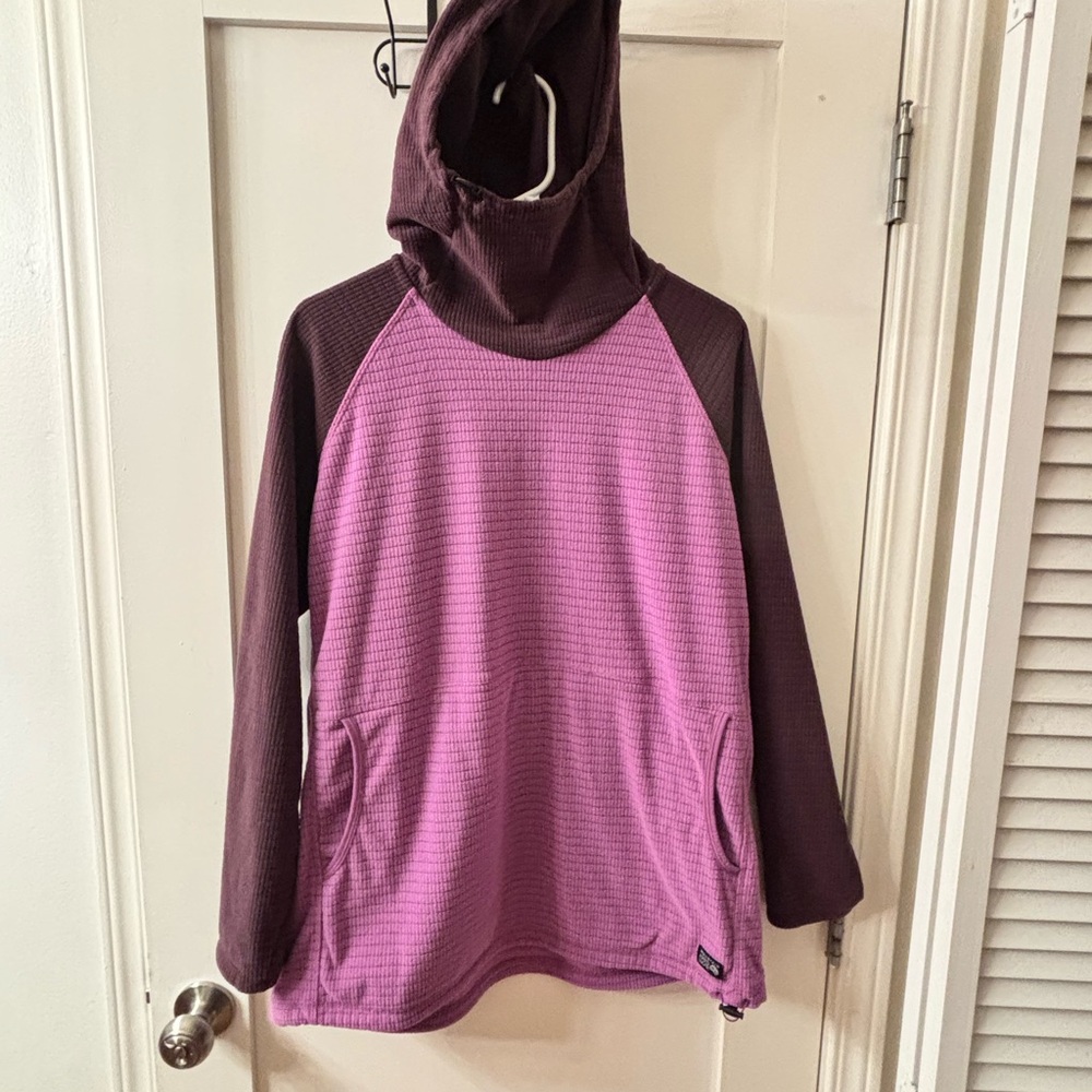 Mountain Hardwear Women's Two-Tone Purple Hooded Pullover